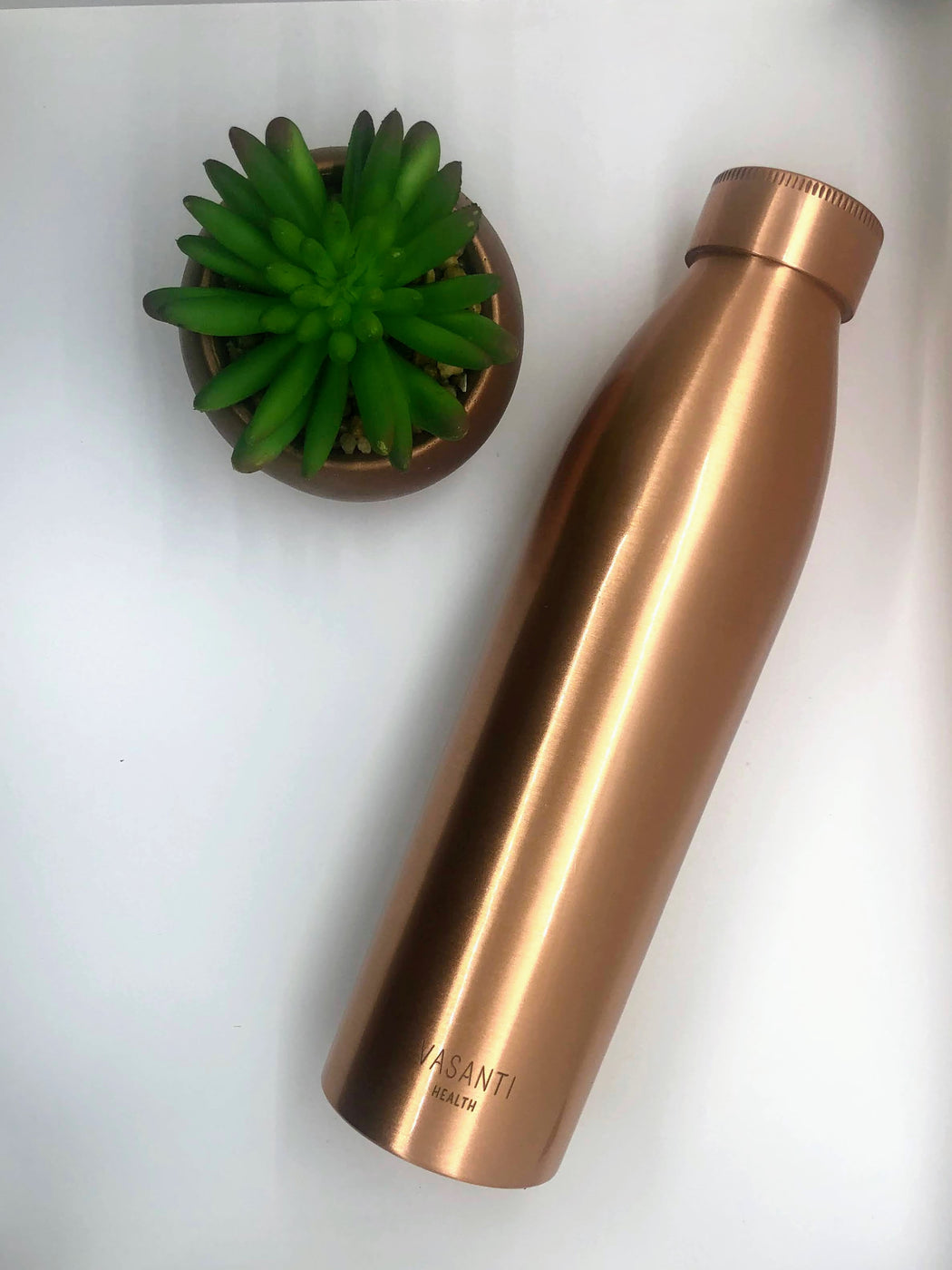 Slim Matte Copper Water Bottle