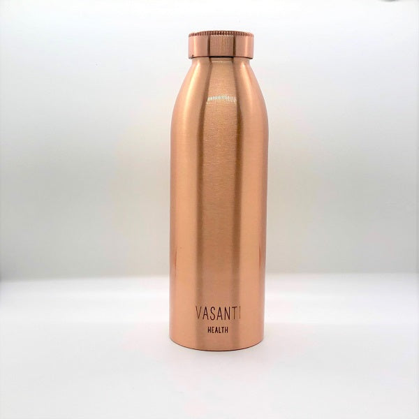 Slim Matte Copper Water Bottle