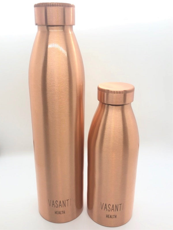 Slim Matte Copper Water Bottle